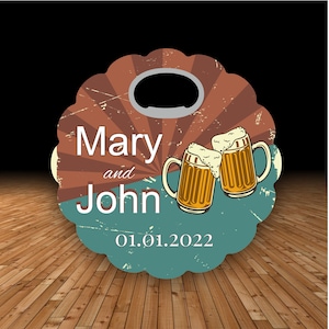 wedding sovenier, Personalized gifts, Cheers, Favor for guests, bottle opener favor, customisable magnet, beer theme, cheers themed magnet