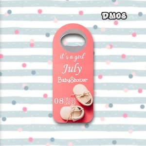 Customizable baby shower, Baptism Magnets, birthday Favor,  Bottle Opener, welcome baby,1st Birthday or Baptism Event