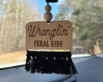 Wranglin’ Feral Kids Car Charm