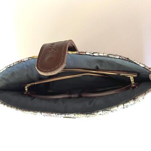 Artisanal Glasses Sunglasses Case: Unique Newspaper print padded case Multiple sizes image 4