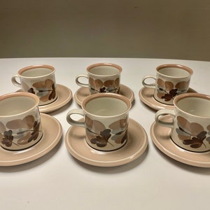 Rare Arabia KORALLI coffee cups with saucers
