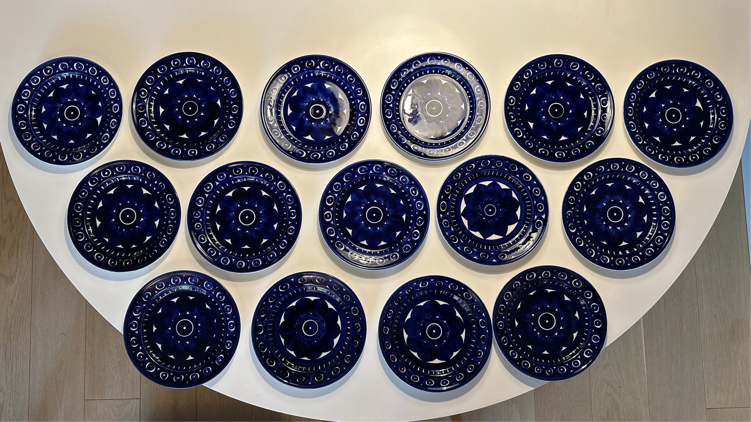 日本限定 Finland Arabia VALENCIA Etsy - (17cm/6,7in) Plate Salad 食器