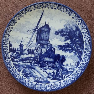 Large Delft charger &quot;de zomer&quot;