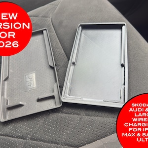 Substituição do carregador sem fio Skoda para iPhone Max e telefones maiores