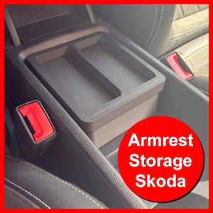 Skoda Kodiaq and Karoq Arm Rest Storage - 2021-2025