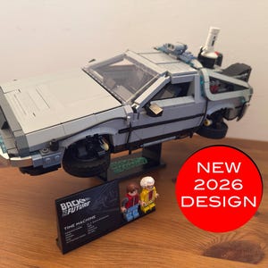 Stand DeLorean de Lego Regreso al Futuro - (10300).