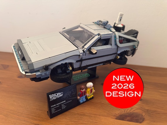 Lego Back to the Future Delorean Stand - (10300). - Etsy
