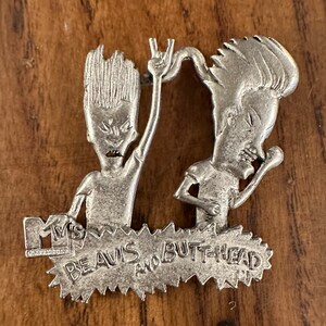VINTAGE 1993 MTV Beavis and Butt-Head Pendant Starline Manufacturing - New Old Stock! Free Shipping!