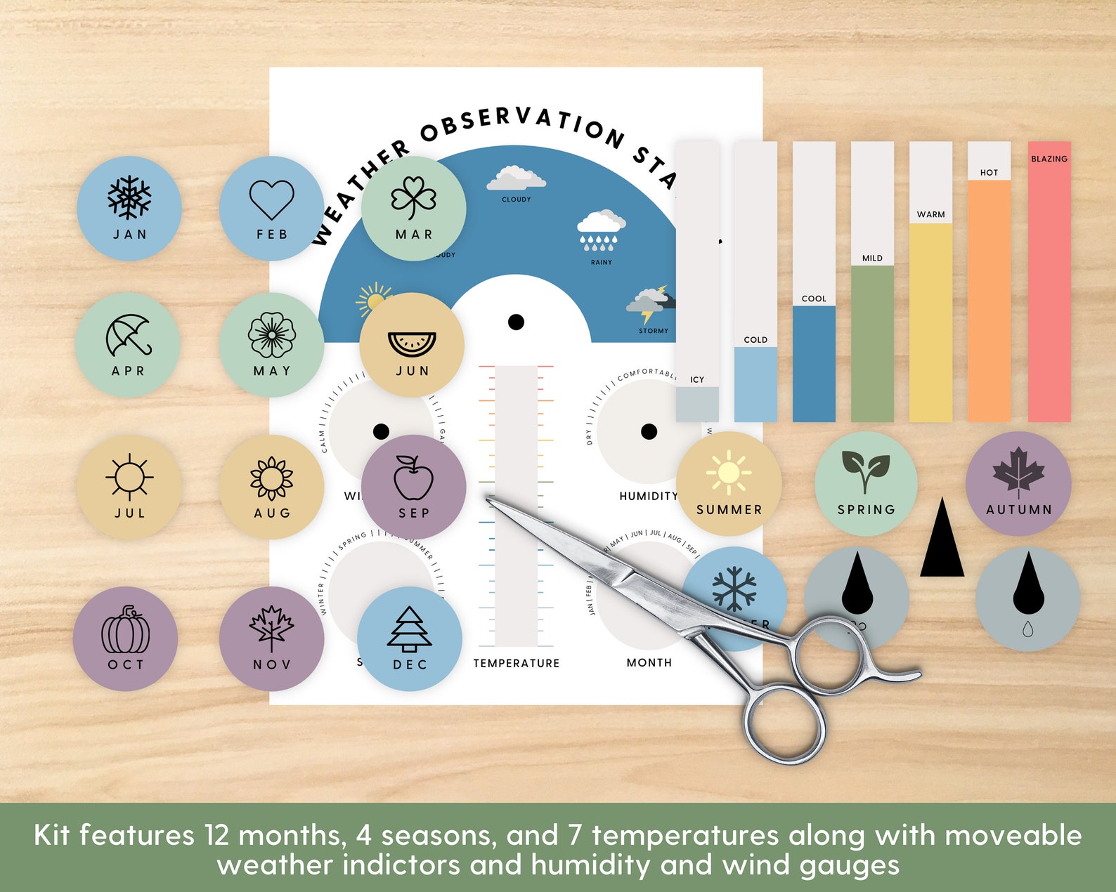 Weather Observation Station Printable Weather Station for Preschoolers