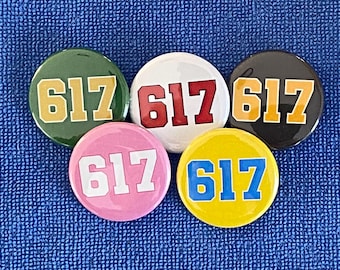 617 imanes redondos de 1,25"/botones con pinback (paquete de 5) - Equipos deportivos de Boston - Drake Maye