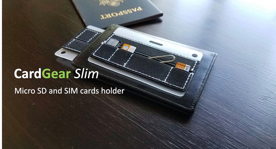 Cardgear Slim the Thinnest Micro SD & SIM Cards Holder Etsy