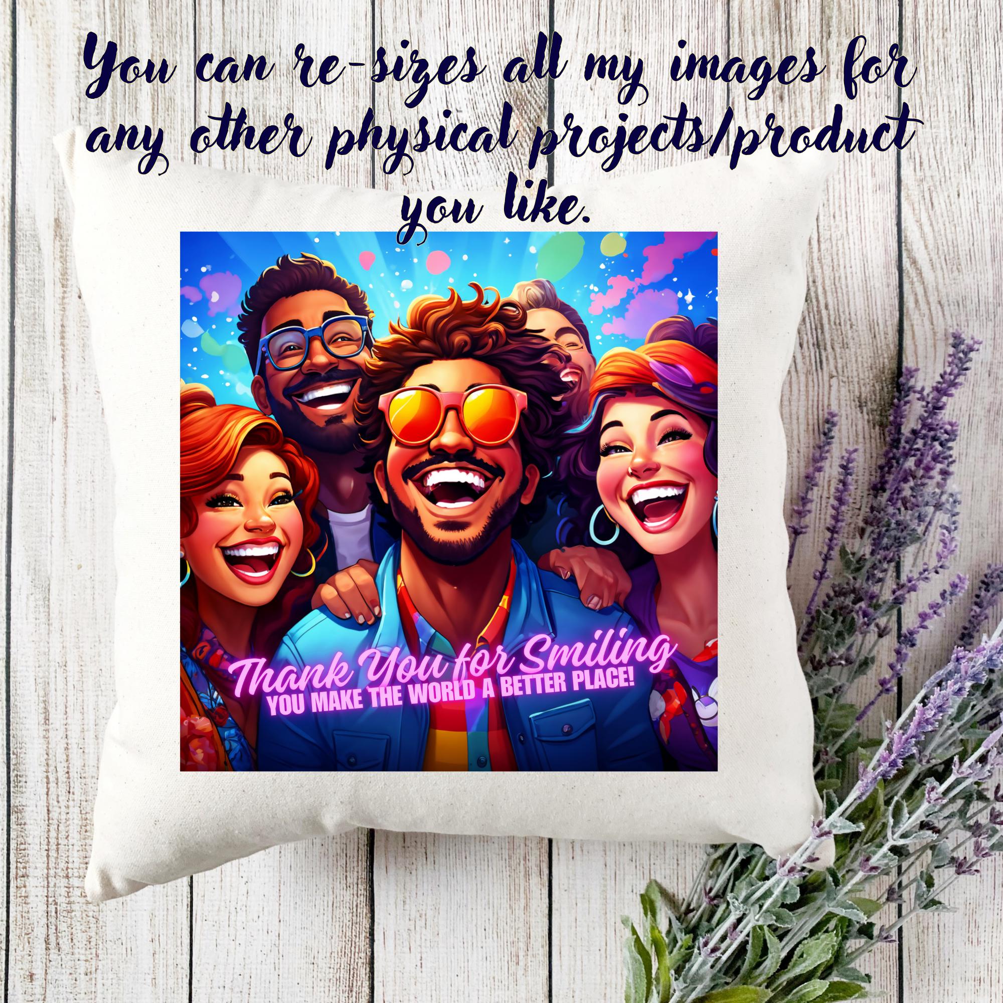 Thank You for Smiling You Make the World a Better Place Unique Tshirt ...