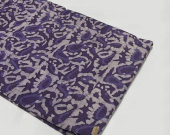 Handmade Hand Block Dabu Fabric, upholstery material, craft supplies, home décor, sewing projects, curtain fabric, 100% cotton voile fabric