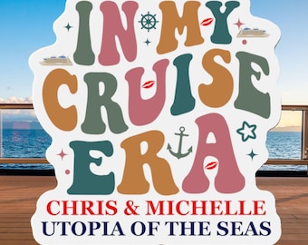 In My Cruise Era Cruise Door Magnet, Personalized Cruise Magnet, Swifties Magnet, Cruise Era Magnet, Cruise Door Decorations, Swifty Magnets