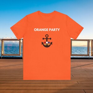 Orange Party Cruise T-Shirt