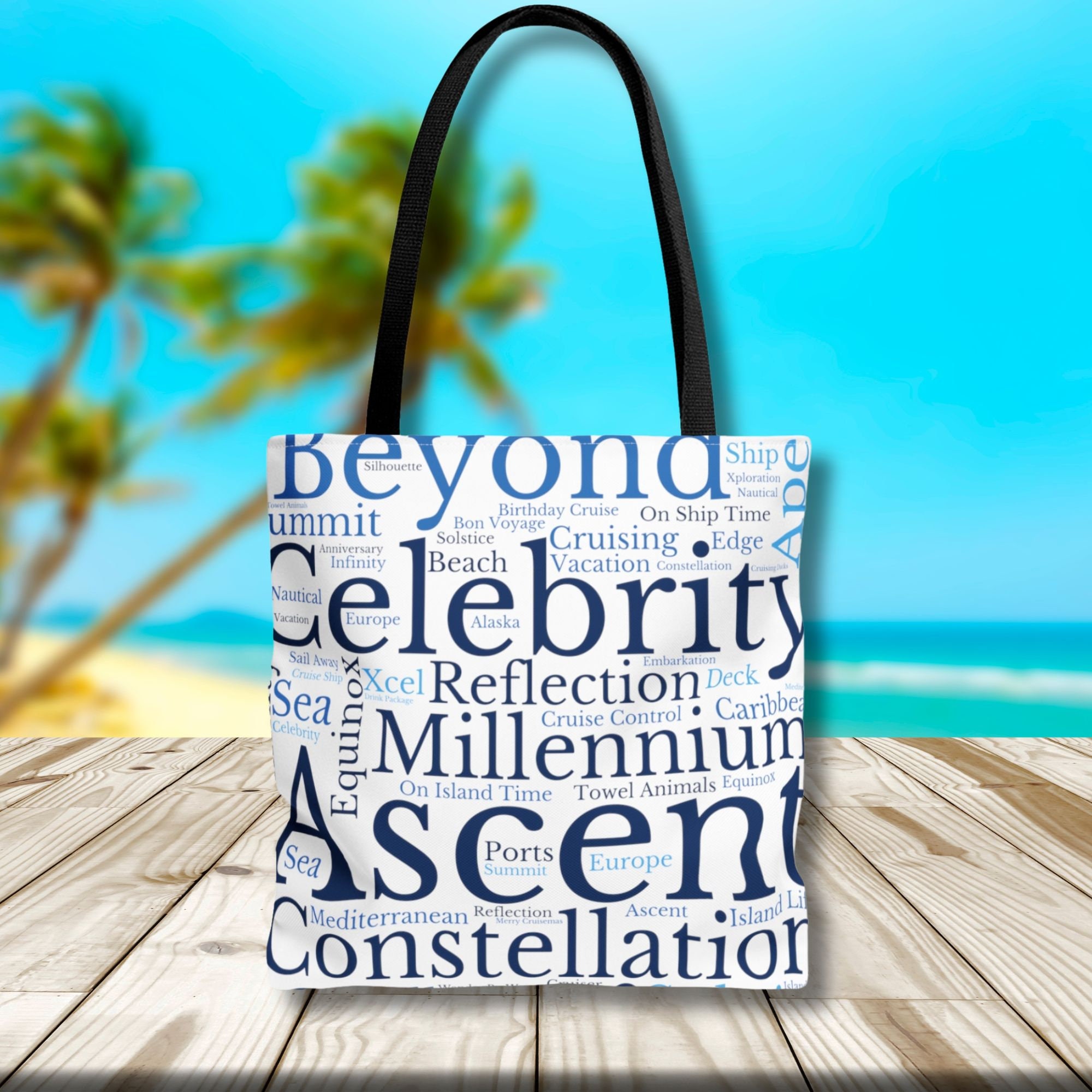 Celebrity Cruise Tote Bag Cruise Beach Tote Tote Bag Celebrity Cruises Celebrity Tote Bag Beach Tote Excursion Bags Cruise Totes Etsy