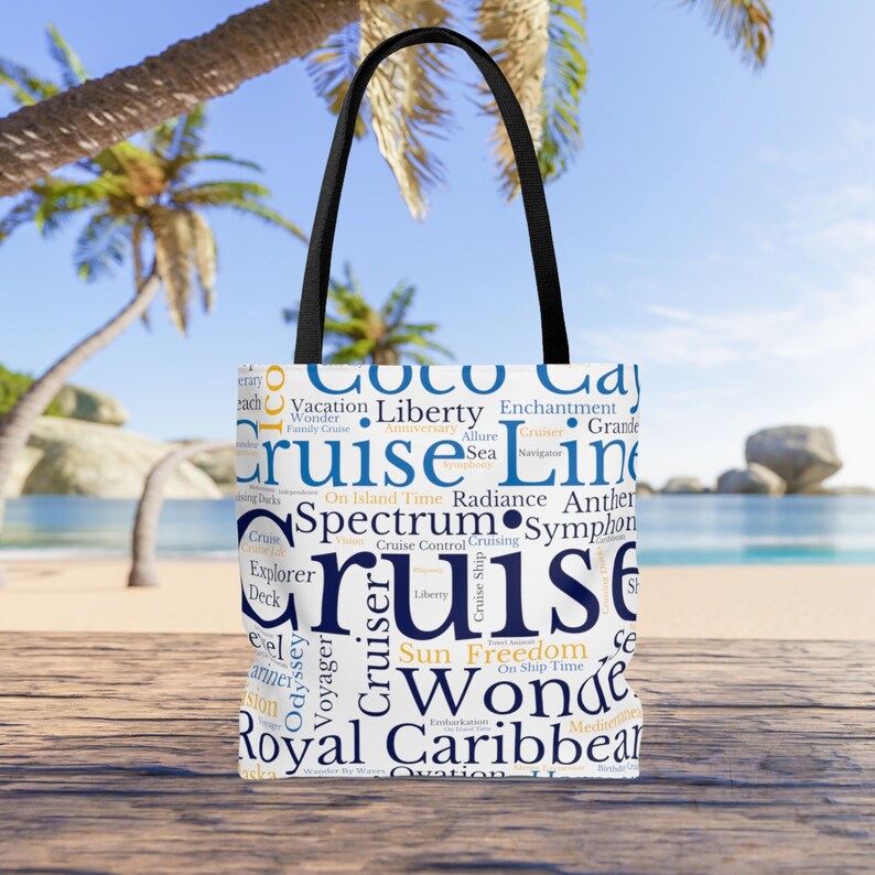 Royal Caribbean Cruise Tote Bag, Beach Bag, Travel Tote Bag, Cruise Vacation Totes, Beach Bags