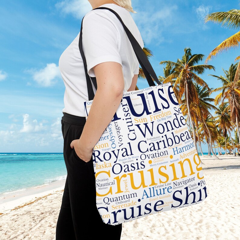 Royal Caribbean Cruise Tote Bag, Beach Bag, Travel Tote Bag, Cruise Vacation Totes, Beach Bags