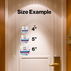 Personalized Birthday Cruise Door Magnets