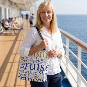 Princess Cruise Tote Bag, Cruise Line Beach Tote, Tote Bag, Cruise Vacation Tote, Beach Bag, Beach Excursion Bag, Cruise Tote, Princess Tote