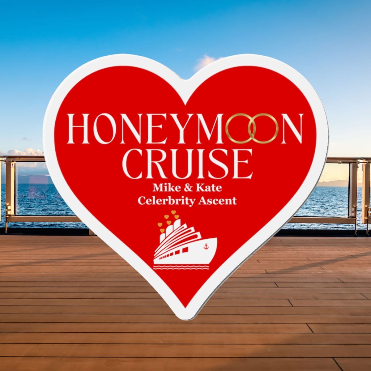 Personalized Honeymoon Cruise Door Magnet, Honeymoon Magnets, Cruise Magnets, Honeymoon Gift, Cruise Door Decorations, Wedding Cruise Magnet - Etsy
