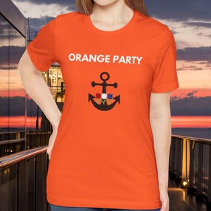 Orange Party Cruise T-Shirt
