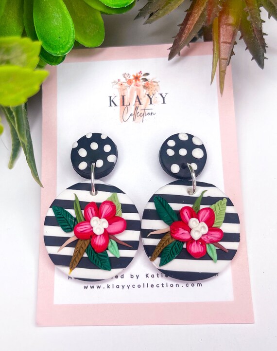Indie clay earrings deals