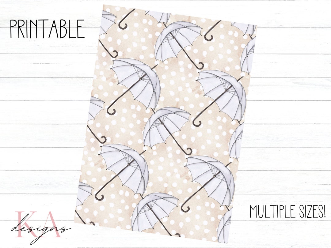 Printable Planner Dashboard Umbrellas Fall Planner Etsy