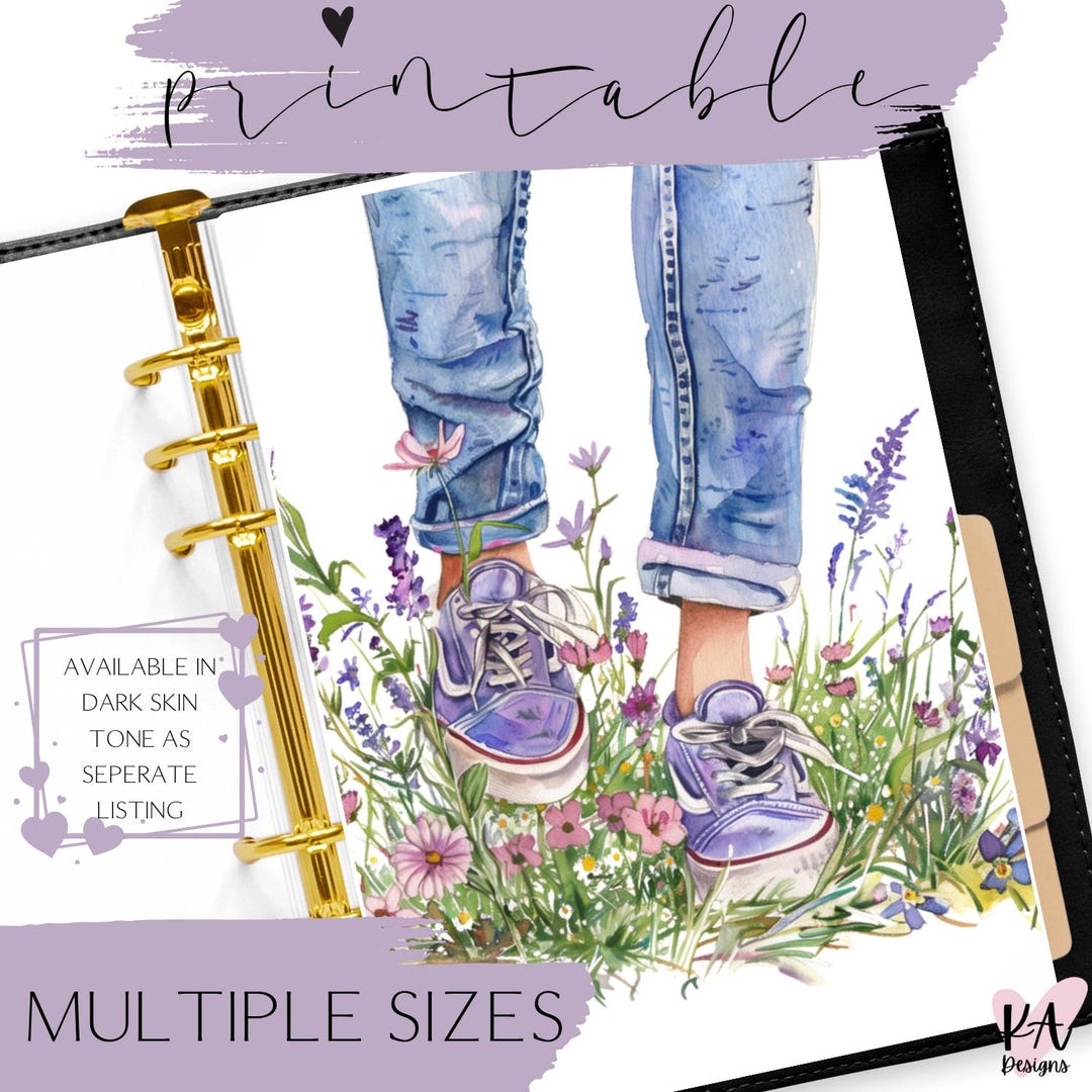 Girl in Jeans Printable Planner Dashboard (digital Download) - Etsy UK