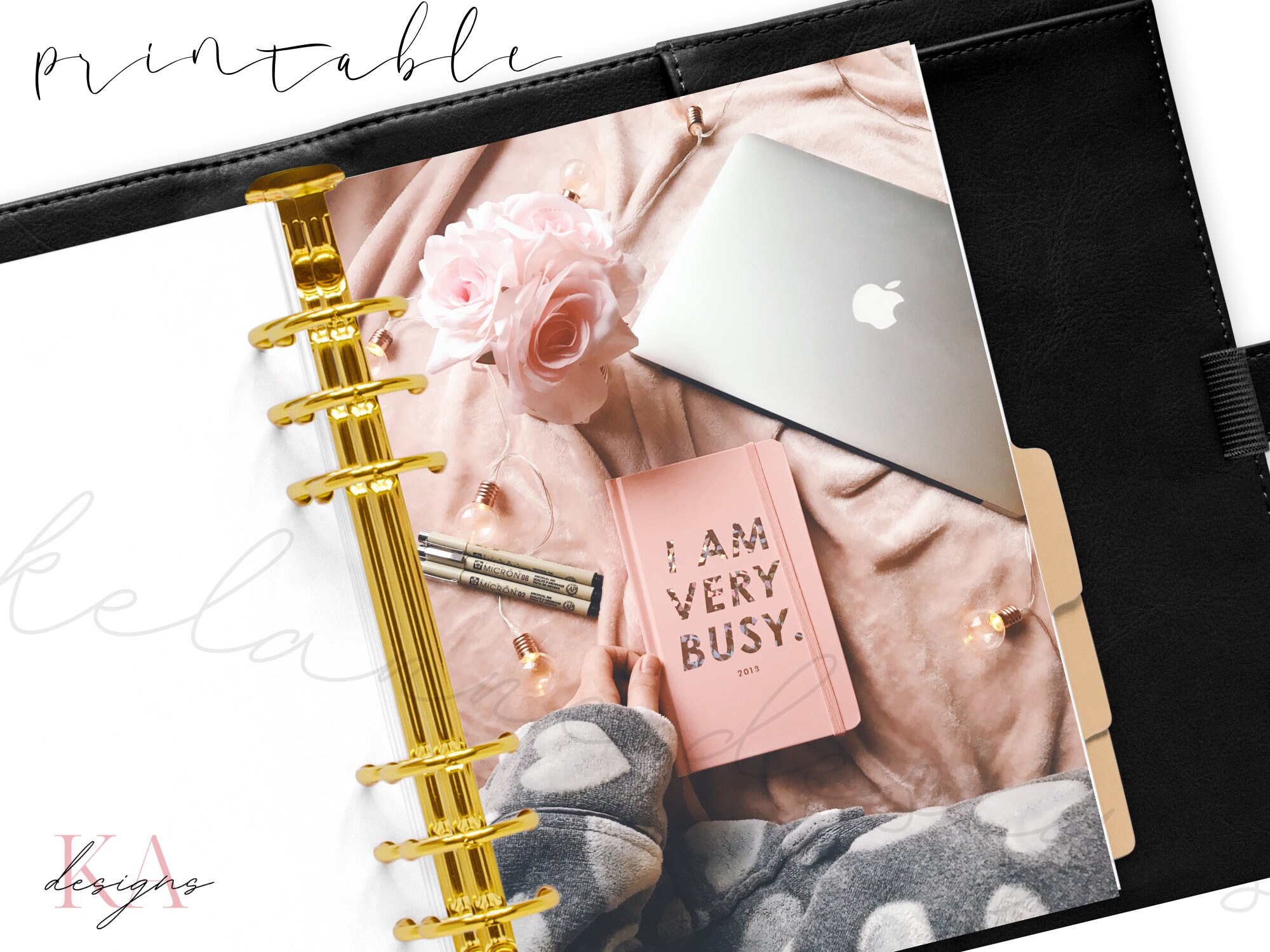 Printable Planner Dashboard I Am Very Busy Planner Dashboard Etsy