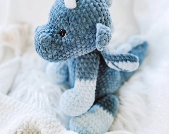 Häkel - Anleitung/ Pattern Drache Bela *Amigurumi* Sprache: Deutsch, Engl. *PDF*© design by @helibelle.design