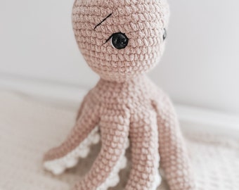 Crochet pattern Octopus Casper Amigurumi* Language: German *PDF*© design by @helibelle.design