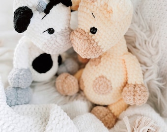 Crochet - Instructions Cloé and Stella *Amigurumi* Language: German. *PDF*© design by @helibelle.design