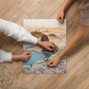 Puzzle du Brésil Plan | | de design brésilien | de dons de retraite Activités intérieures stimulantes | Rio de Janeiro Photographie
