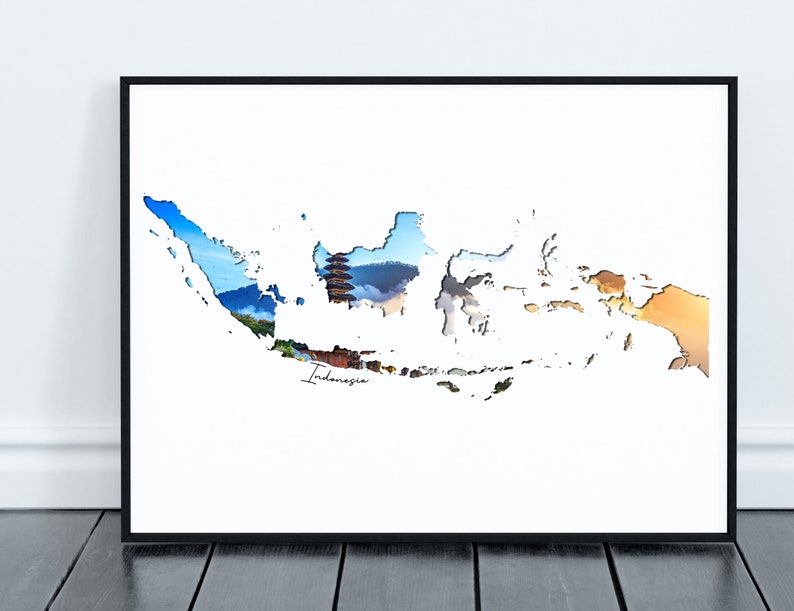 Indonesia Wall Art Print Malaysian Home Decor Lempuyang Etsy