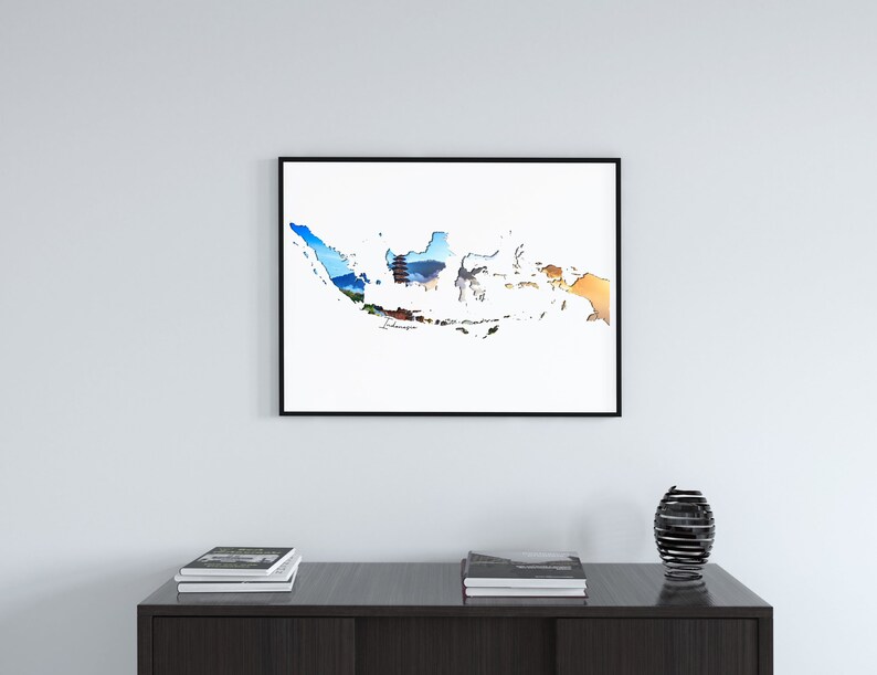 Indonesia Wall Art Print Malaysian Home Decor Lempuyang Etsy