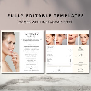 DIY Botox Dermal Filler Beauty Flyer Templates Design, Brand Awareness ...