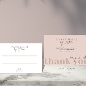 DIY Press On Nails Produktkartenvorlagen, kleben Sie die gefälschten Nägel auf die Karte, vollständig bearbeitet, druckbar, sofort, einfach zu verwendendes Design, Bundle