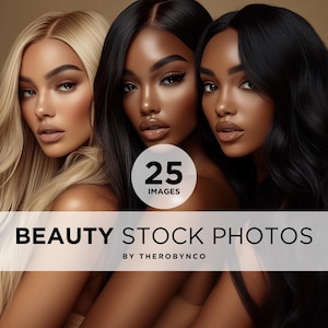 25 zdjęć stockowych - wielokulturowa afroamerykańska modelka, kaukaska uroda zdjęcia stockowe pielęgnacja skóry zdjęcia stockowe model ciała ai zdjęcie stockowe uroda