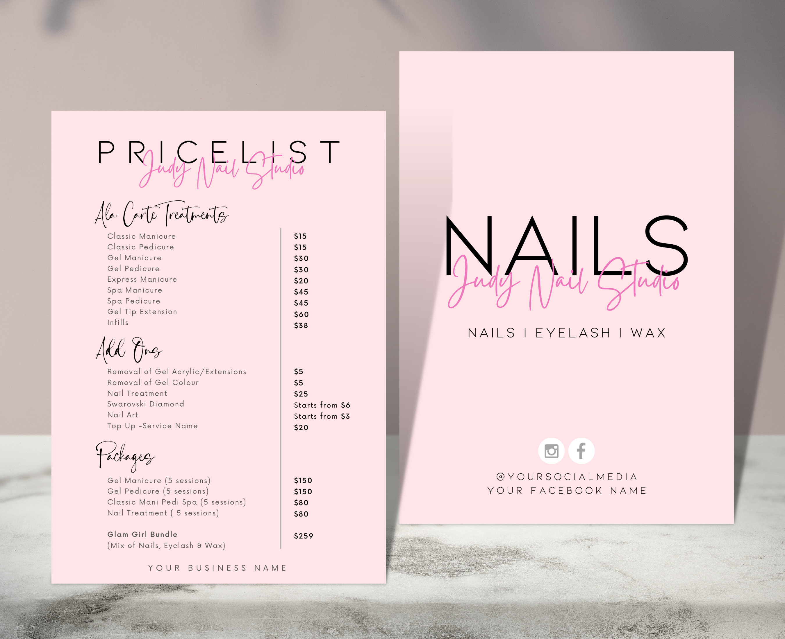 Nail Design Services - Bondi Junction Price List - wide 9