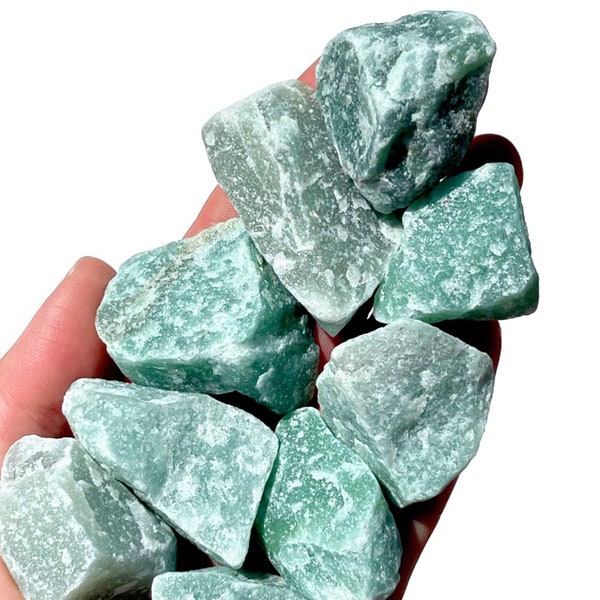 Aventurine - ABUNDANCE - Raw Green Aventurine - Rough Green Aventurine - Healing Crystal - Heart Chakra - Chakra Crystals - Prosperity