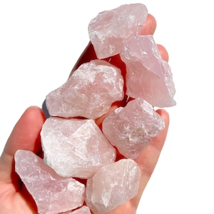 Rose Quartz - LOVE - Raw Rose Quartz - Rough Rose Quartz - Healing Crystal - Heart Chakra - Love Stone - Self Love - Chakra Crystals
