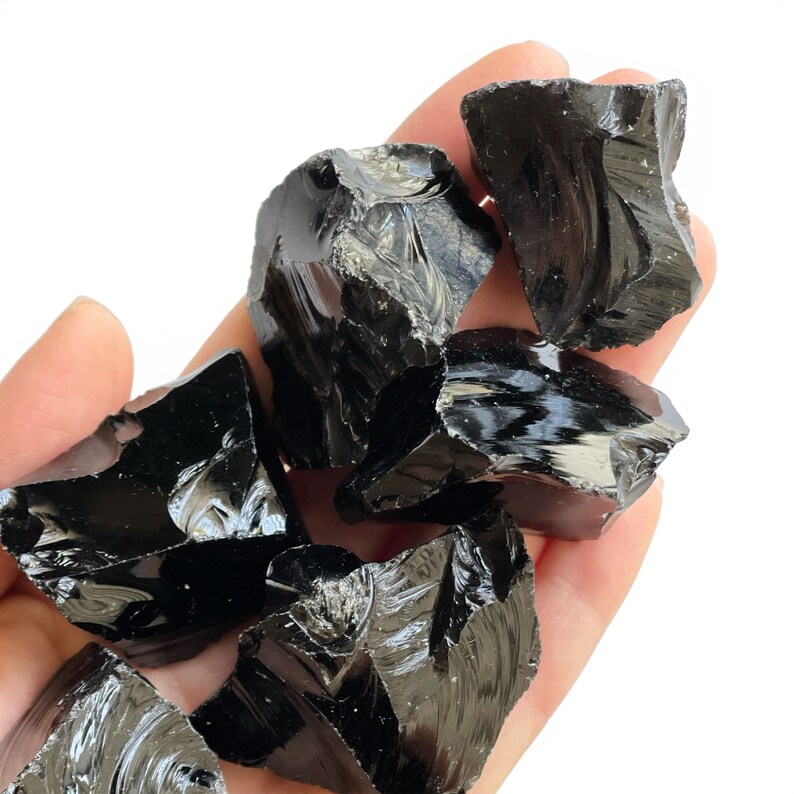 Obsidian PURIFY Crystal Candle 11 Oz. Aromatherapy Etsy