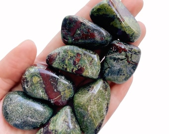 Diaspro Del Sangue Di Drago, Pezzo Di Pietra Grezza Del - Foto 12