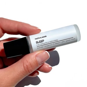 SLEEP Mood Roller - Essential Oil Roller - Crystal Infused Sleep Roller - Sleep Aid - Amethyst - Aromatherapy - Gifts - Ritual Oil