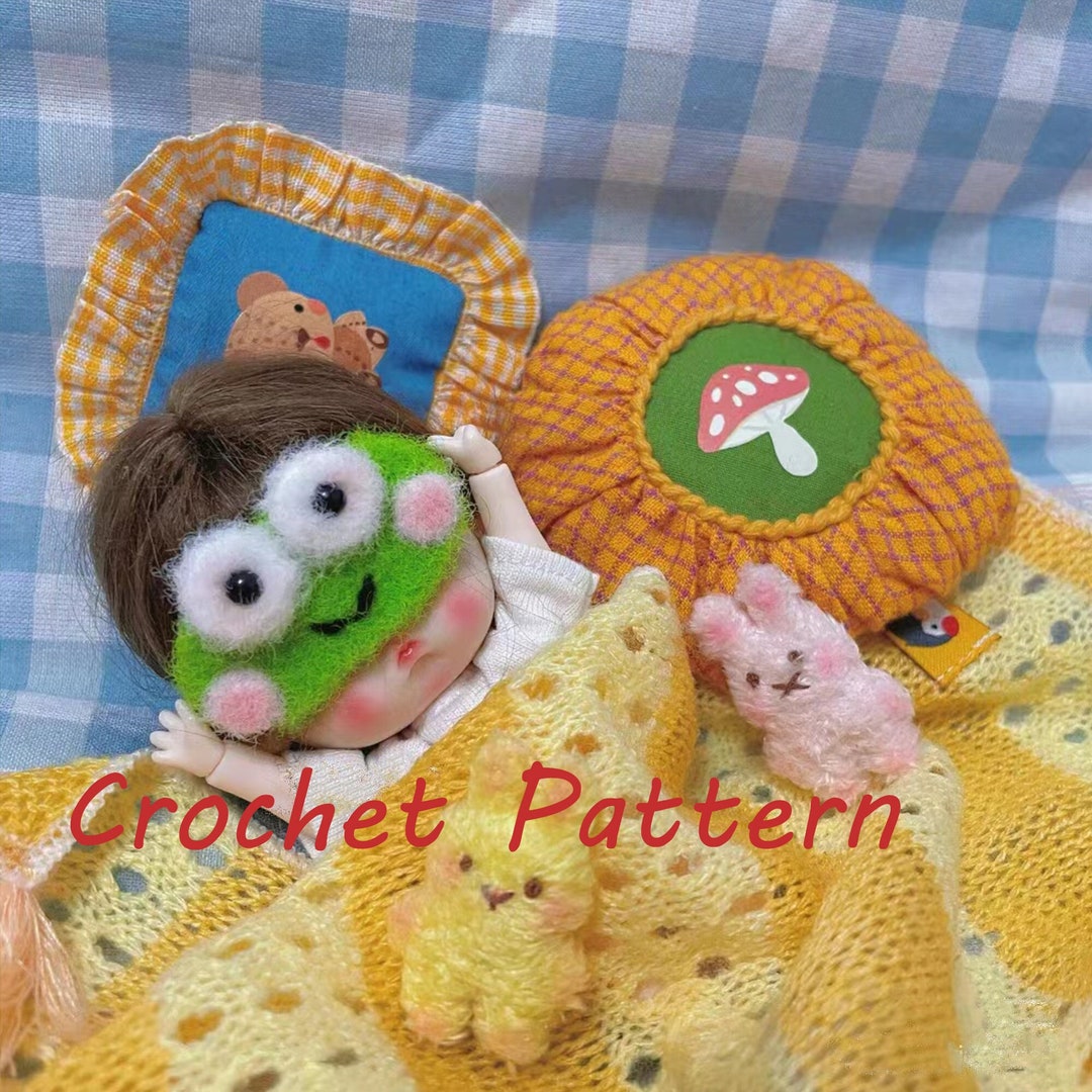 Crochet Pattern OB11 Crochet Eye Mask Pattern Photo Tutorial Etsy