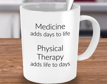 Taza de café fisio. Taza de café fisio. Idea de regalo para fisioterapeuta, cumpleaños. Un regalo de amistad.