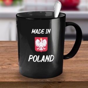 Polish Mug Gift, Polish Mothers Day, Made in Poland, Funny Poland Mug, Present for Polish Husband Wife, Poland Emblem, Polska, Coffee Mug