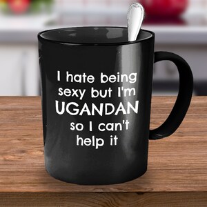 Uganda Gifts, Ugandan Wife Husband Gift, Ugandan Boyfriend Girlfriend Gift, Uganda Gift, Uganda Mug, Funny Uganda Gift, Coffee Mug, Tea Cup