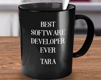 Taza de desarrollador de software, regalo personalizado de desarrollador de software, taza de café para desarrollador de software